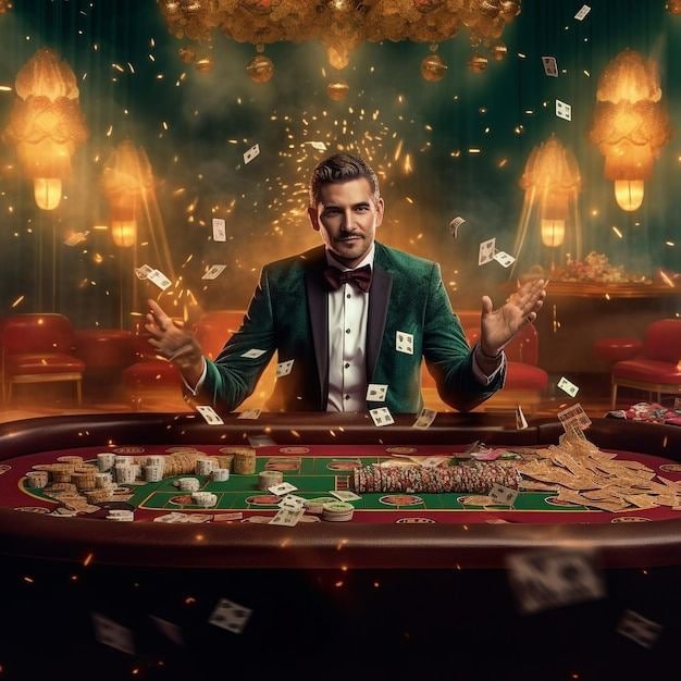 Antarmuka permainan Galactic Gems di quickappninja menampilkan gulungan dengan simbol permata dan bintang